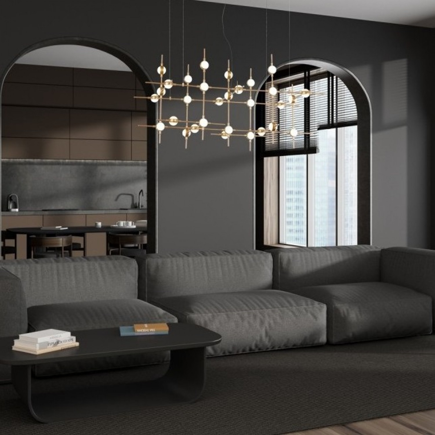 Подвесной светильник Italux Provenza MD18001067-30A GD