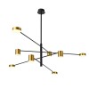 alt_imageПодвесной светильник Italux Remdal PND-16374-8-BK-GD-3K