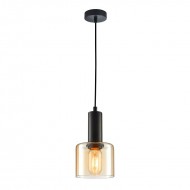 Подвесной светильник Italux Santia PND-65342-1-BK+AMB