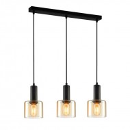 Подвесной светильник Italux Santia PND-65342-3-BK+AMB