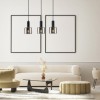 Подвесной светильник Italux Santia PND-65342-3-BK+SG alt_image