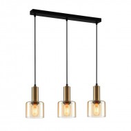 Подвесной светильник Italux Santia PND-65342-3-BRO+AMB