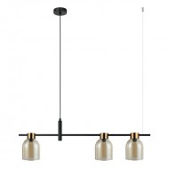 Подвесной светильник Italux Servio PND-66892-3-BK-AMB