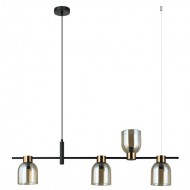 Подвесной светильник Italux Servio PND-66892-4-BK-AMB