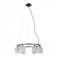Подвесной светильник Italux Simona PND-40814-6-BK-HBR