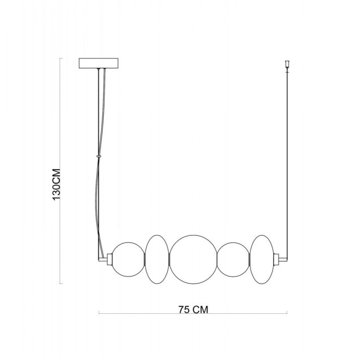 Подвесной светильник Italux Sonte PND-24352-40W-AB-AMB