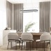 Подвесной светильник Italux Sopla PND-63728-56W-3K-BK-GD