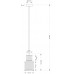 Подвесной светильник Kutek Erba ERB-ZW-1(ZM2)T