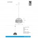 Підвісний світильник MarkSlojd Sweden COTTAGE Pendant 1L Black 107981