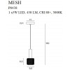 Підвісний світильник MaxLight MESH P0438 alt_image