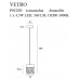 Підвісний світильник A734MAXLIGHT VETRO P0428D