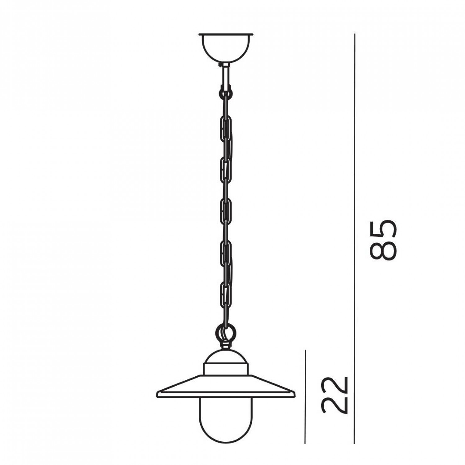 Подвесной светильник Norlys Karlstad 230A/CO