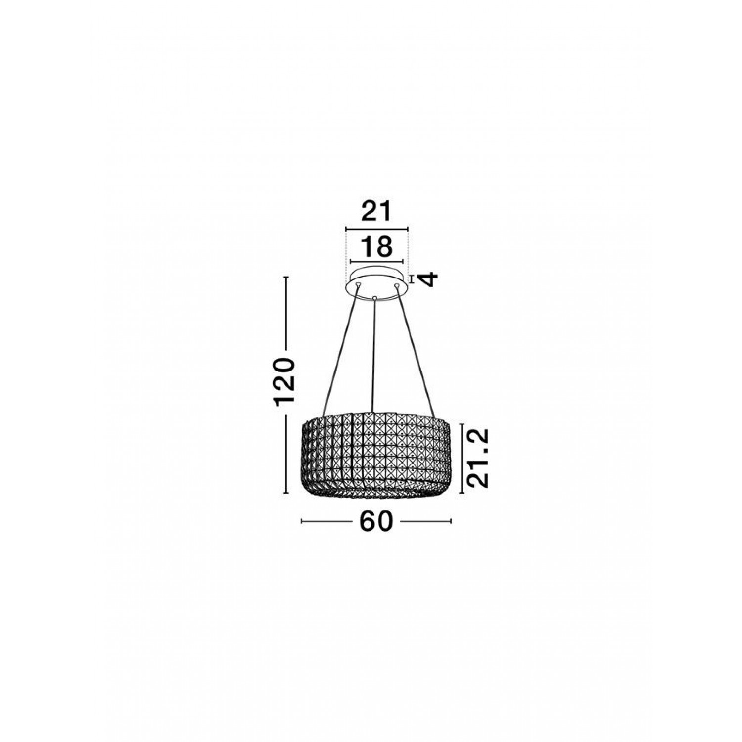 Подвесной светильник Nova Luce CELYSIA 9019766