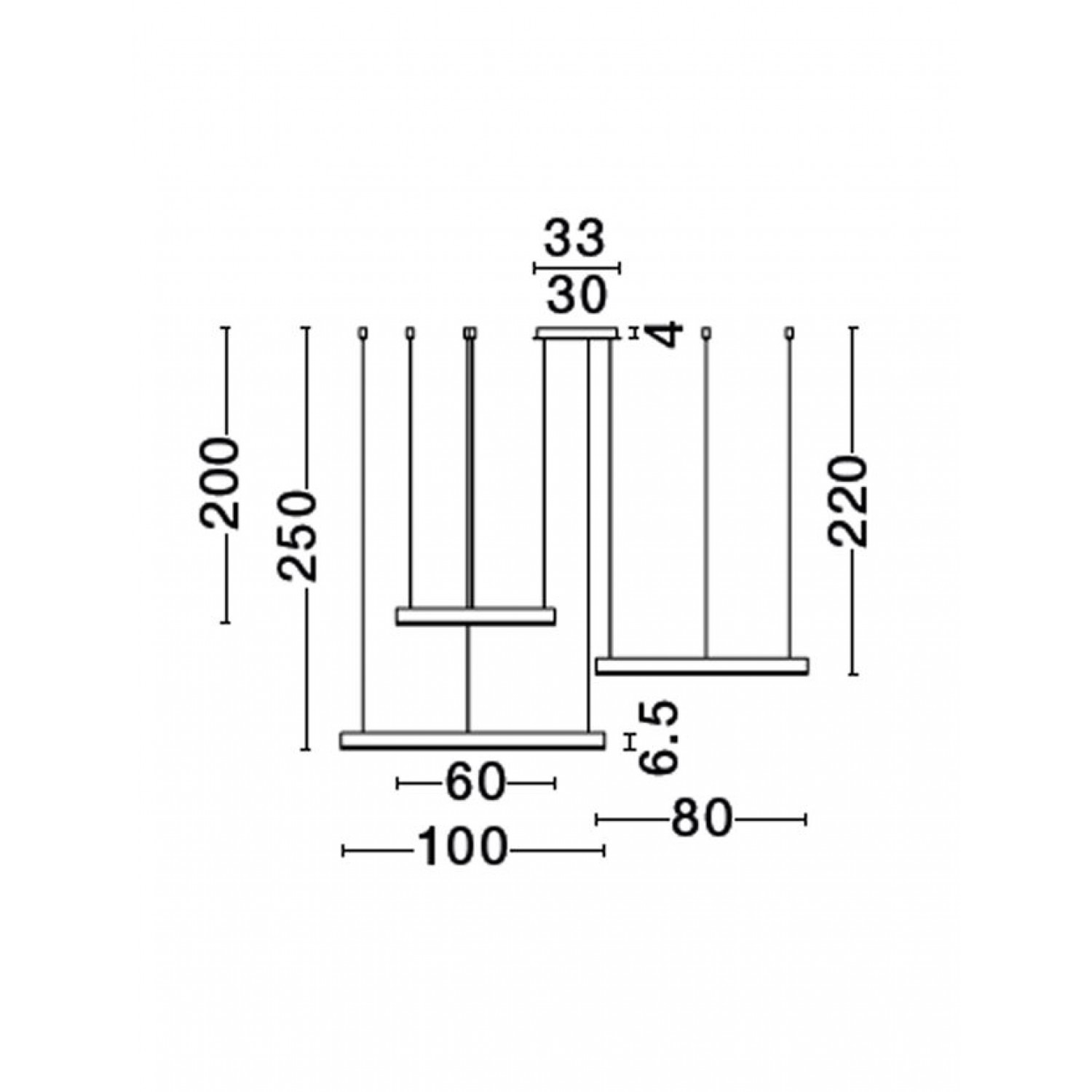 Подвесной светильник Nova Luce Motif 2700-6000K 9530215