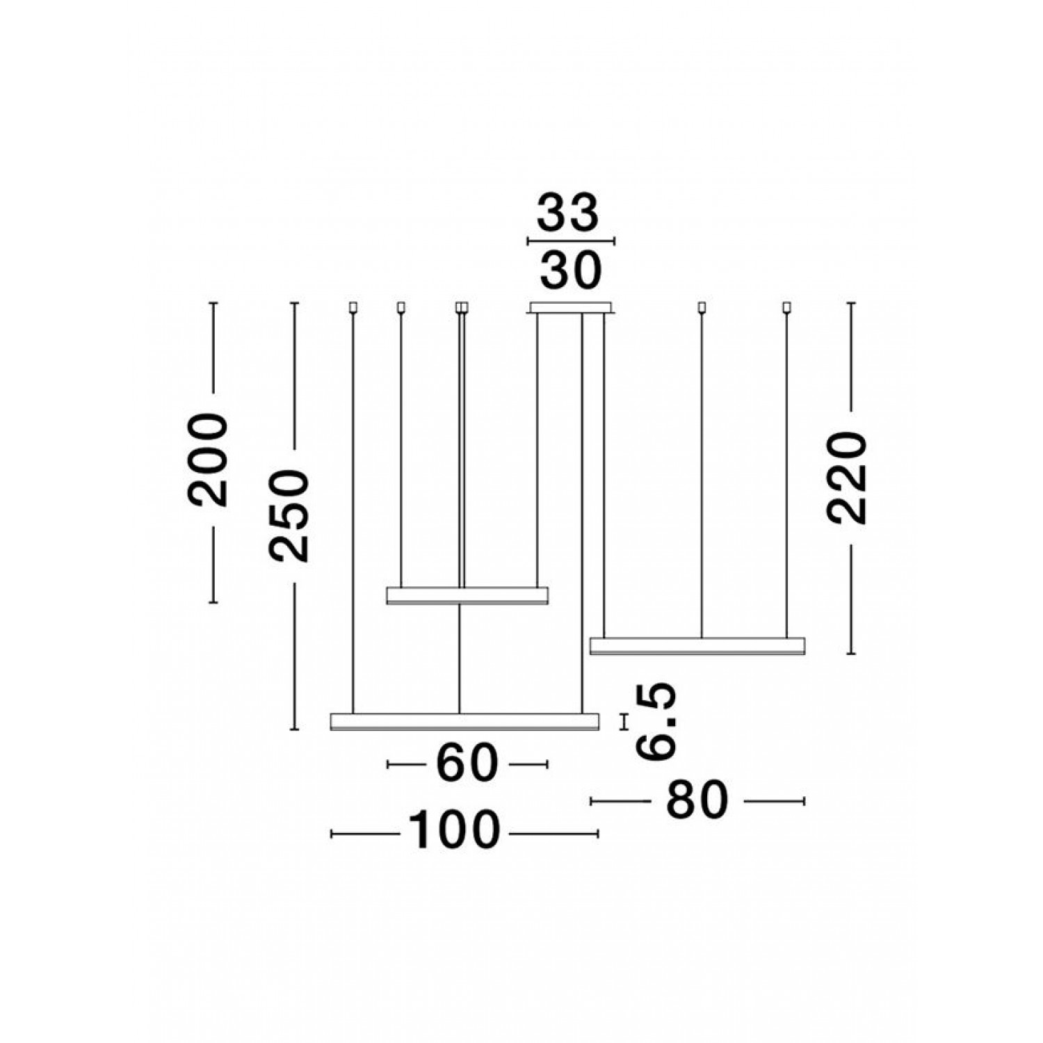 Підвісний світильник Nova Luce Motif 2700-6000K 9530216