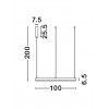 Підвісний світильник Nova Luce Motif 2700-6000K D 100 H 200 9530211 alt_image