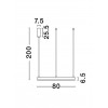 Подвесной светильник Nova Luce Motif 2700-6000K D 100 H 200  9530214 alt_image