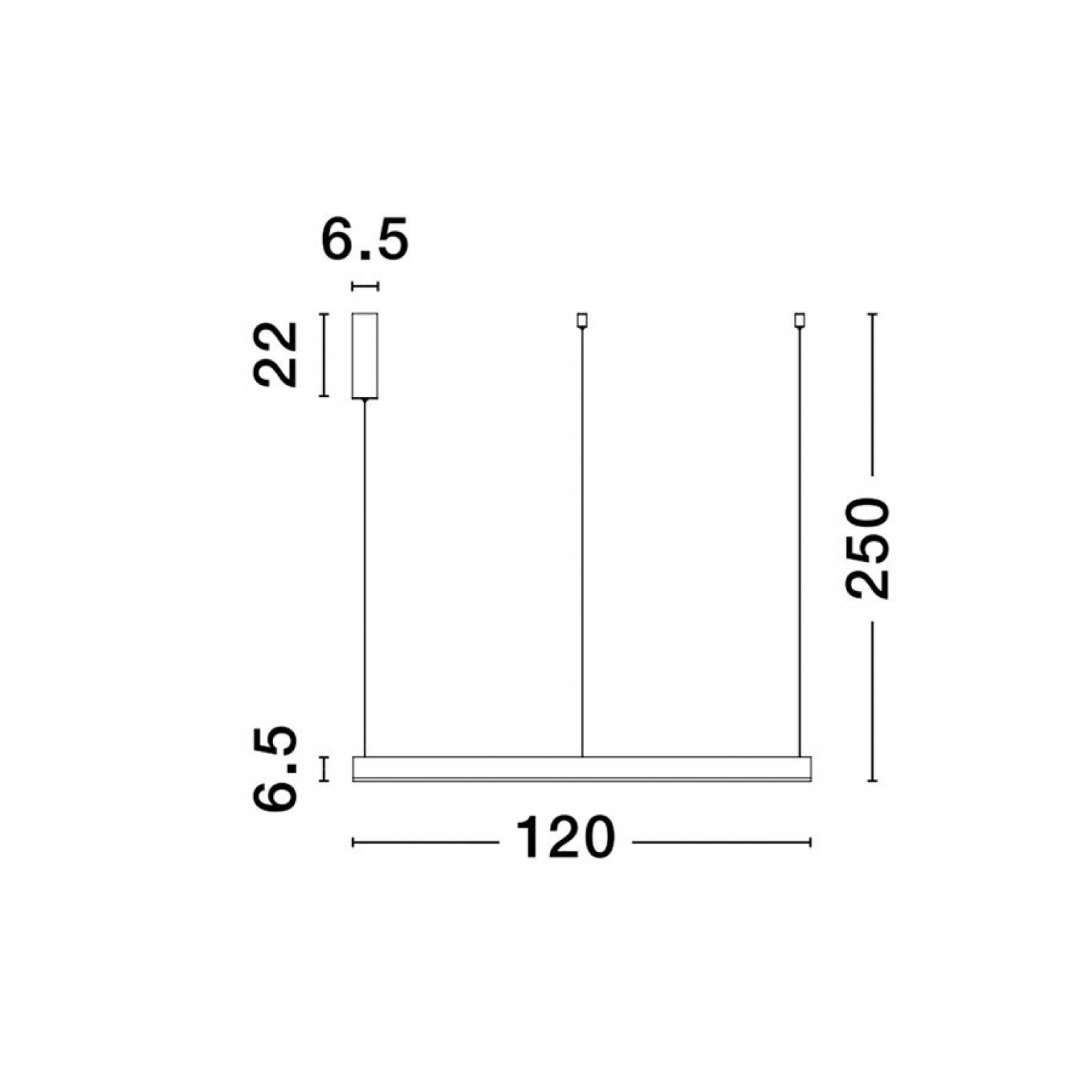 Підвісний світильник Nova Luce Motif 2700-6000K D 100 H 200 9530214