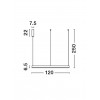Підвісний світильник Nova Luce Motif 2700-6000K D 120 H 250 9530220 alt_image