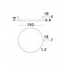 Підвісний світильник Nova Luce Motif 2700-6000K D 100 H 200 9530211