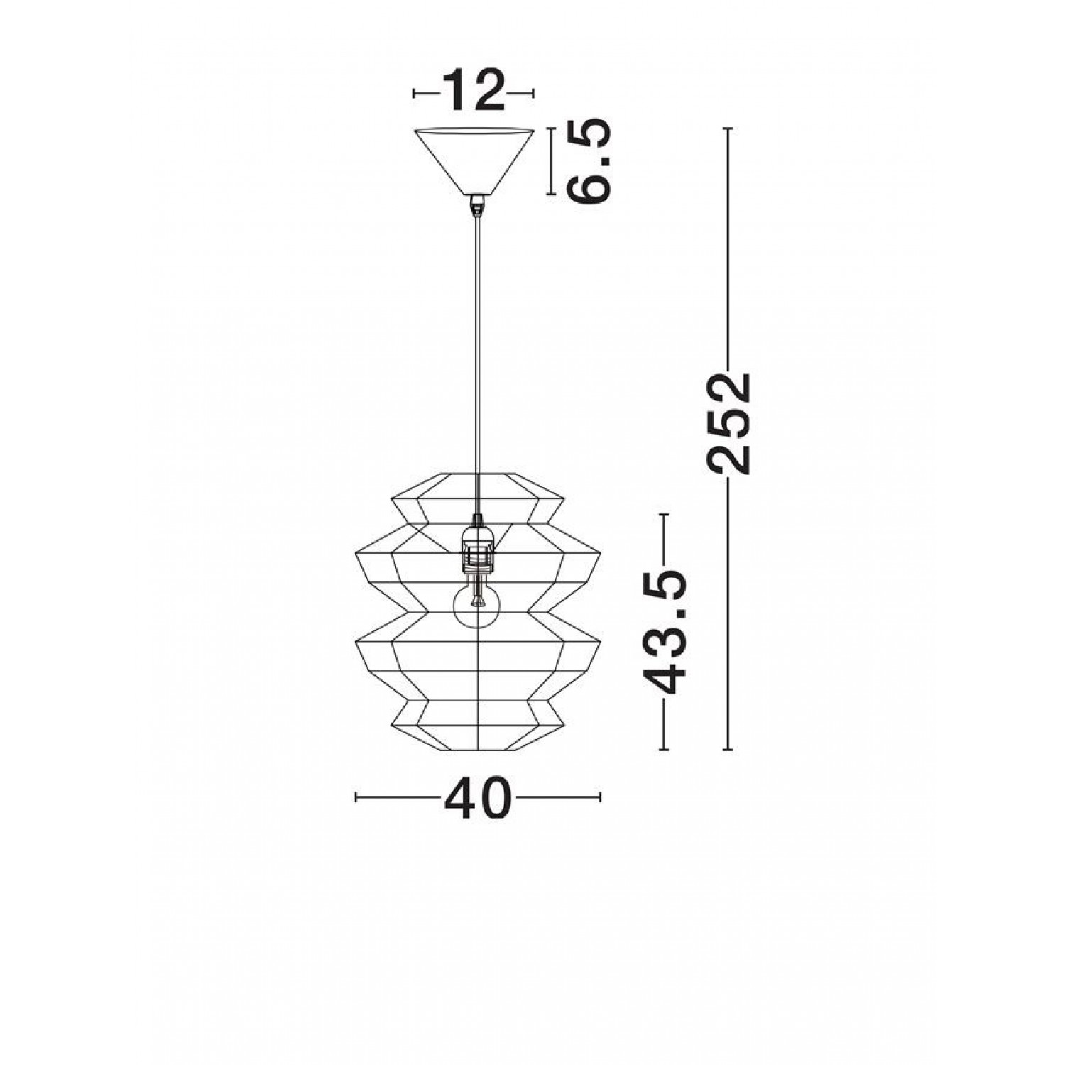 Подвесной светильник Nova Luce NUA 9586642