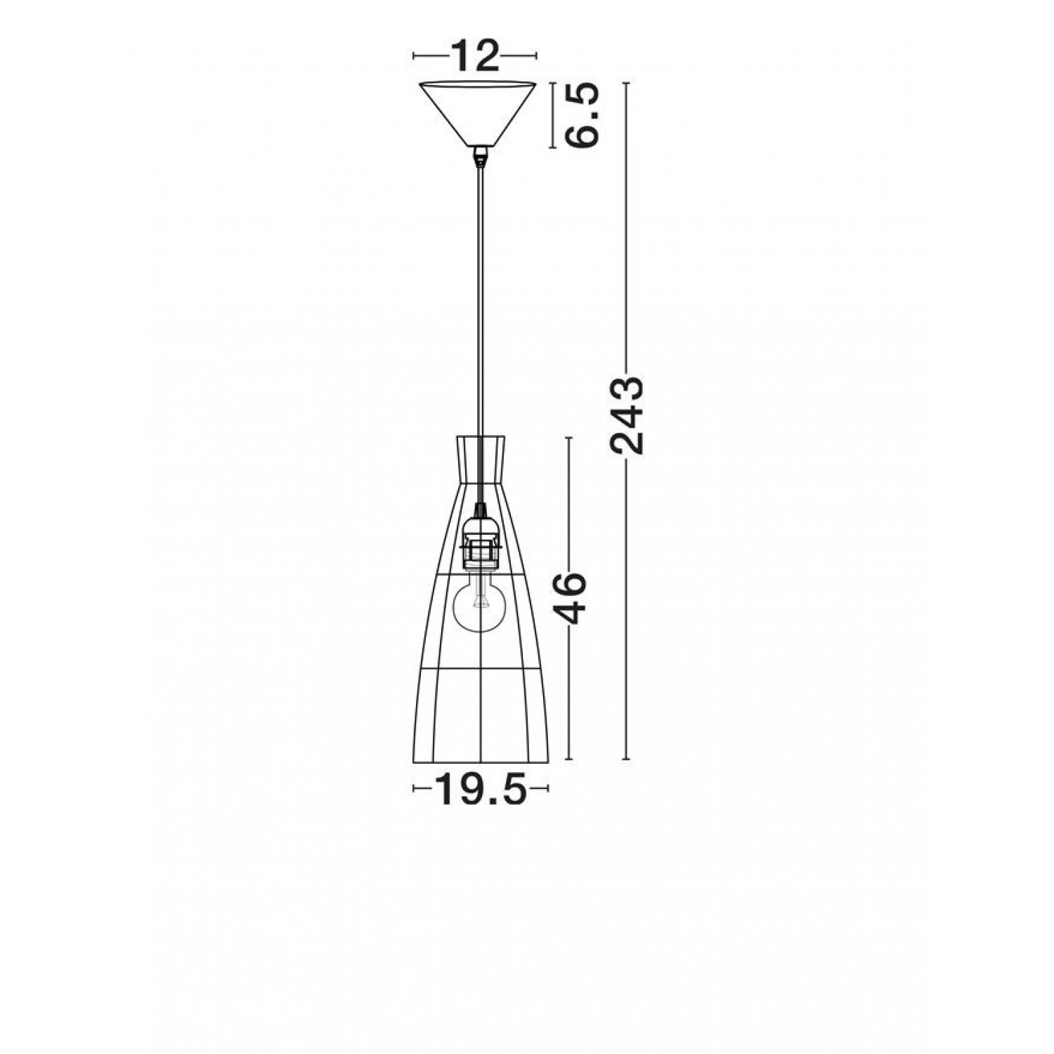 Подвесной светильник Nova Luce RIELO 9586664