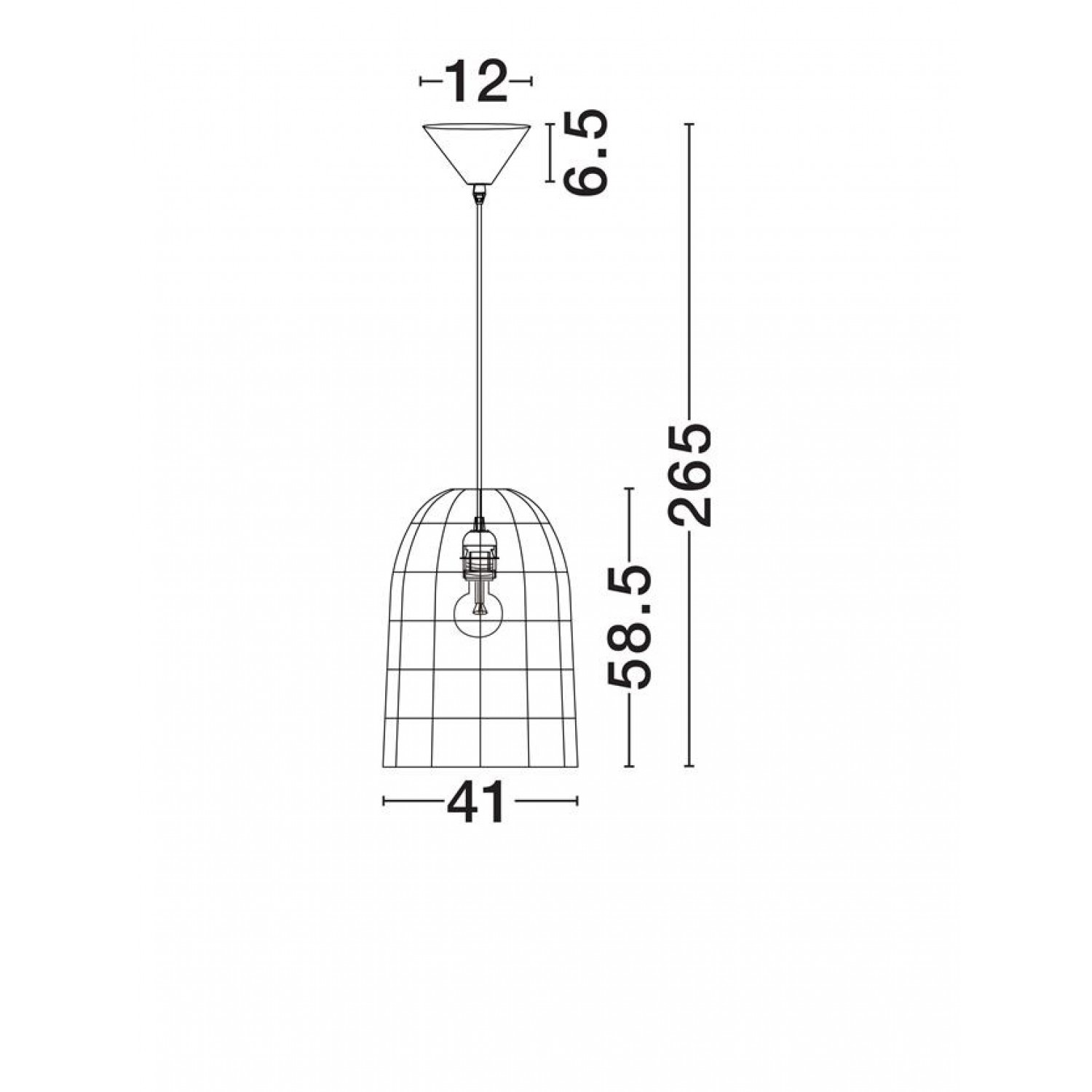 Подвесной светильник Nova Luce SOLITA 9586655