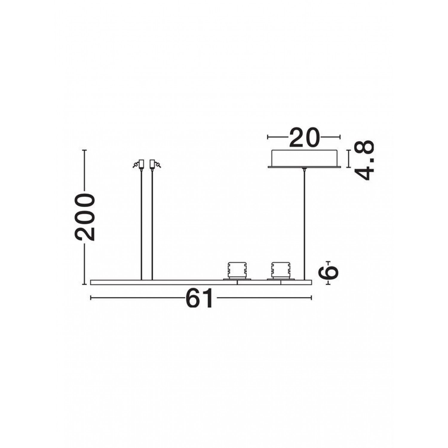 Подвесной светильник Nova Luce VEA 9088213