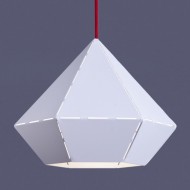 Подвесной светильник Nowodvorski Diamond White-Red 6342