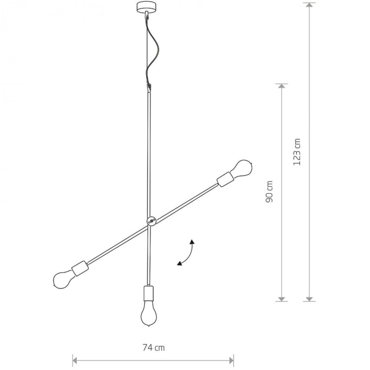 Подвесной светильник Nowodvorski STICKS III 6268