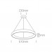 Підвісний світильник ONE Light LED Pendant Rings 62144NB/B/W
