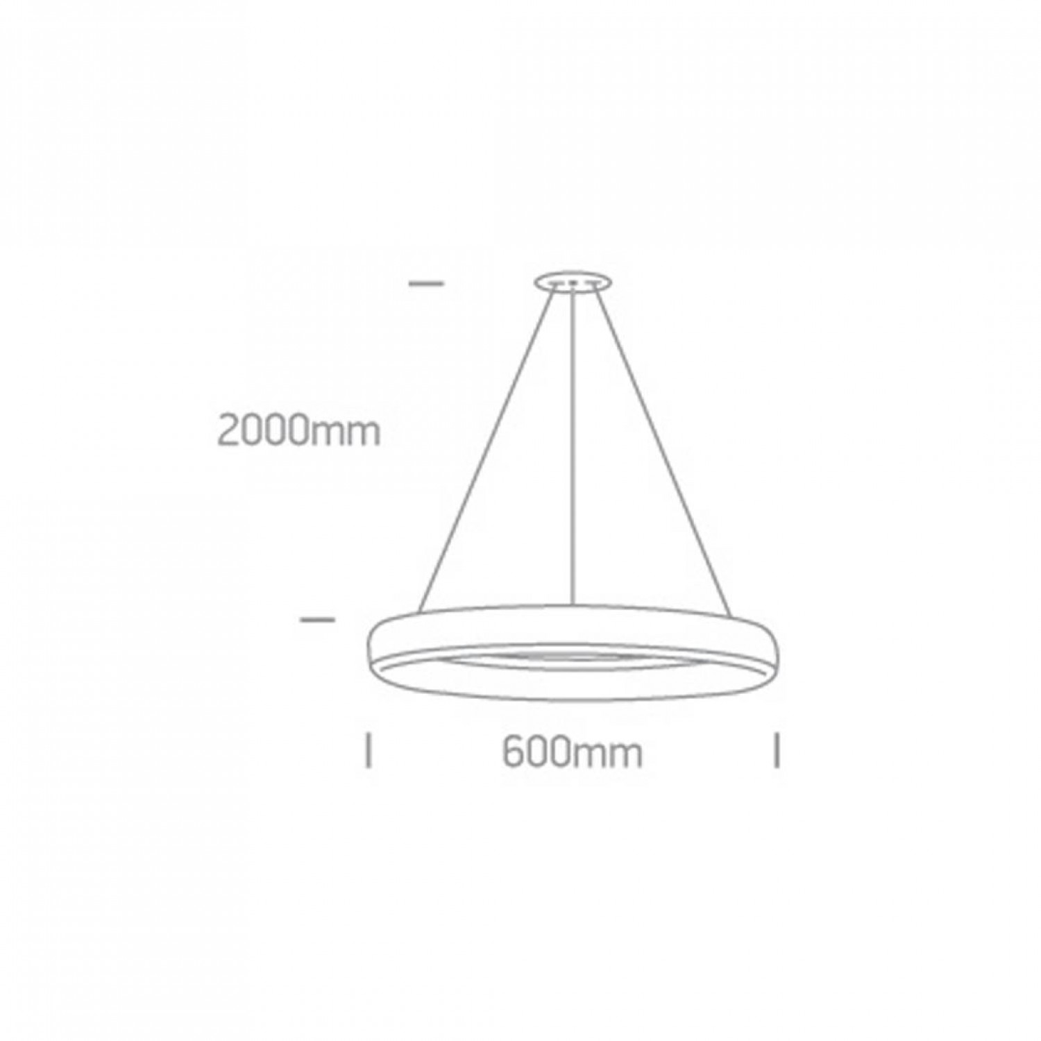 Підвісний світильник ONE Light LED Pendant Rings 63114/B/W