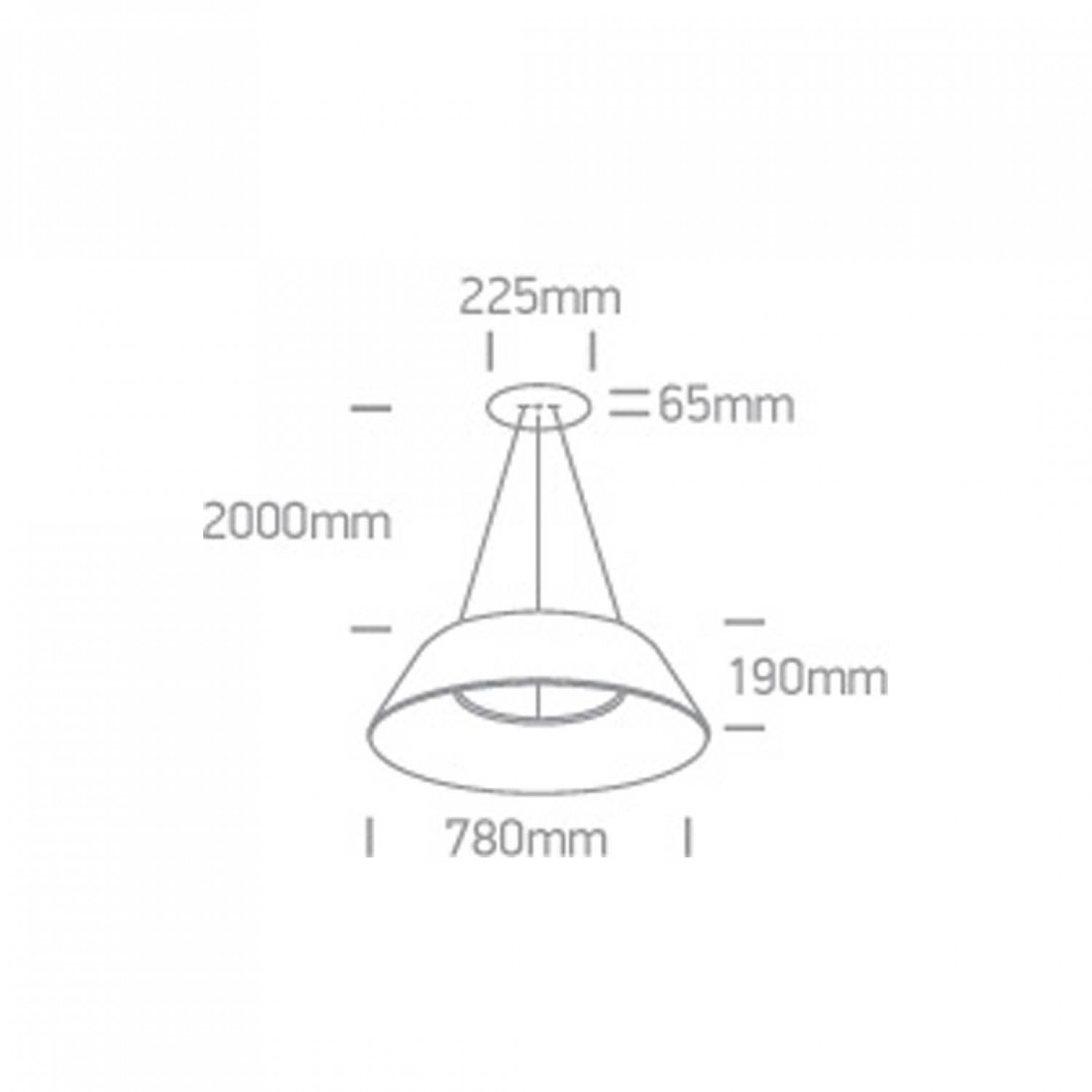Підвісний світильник ONE Light Mushroom Pendants 63058A/BAN/W