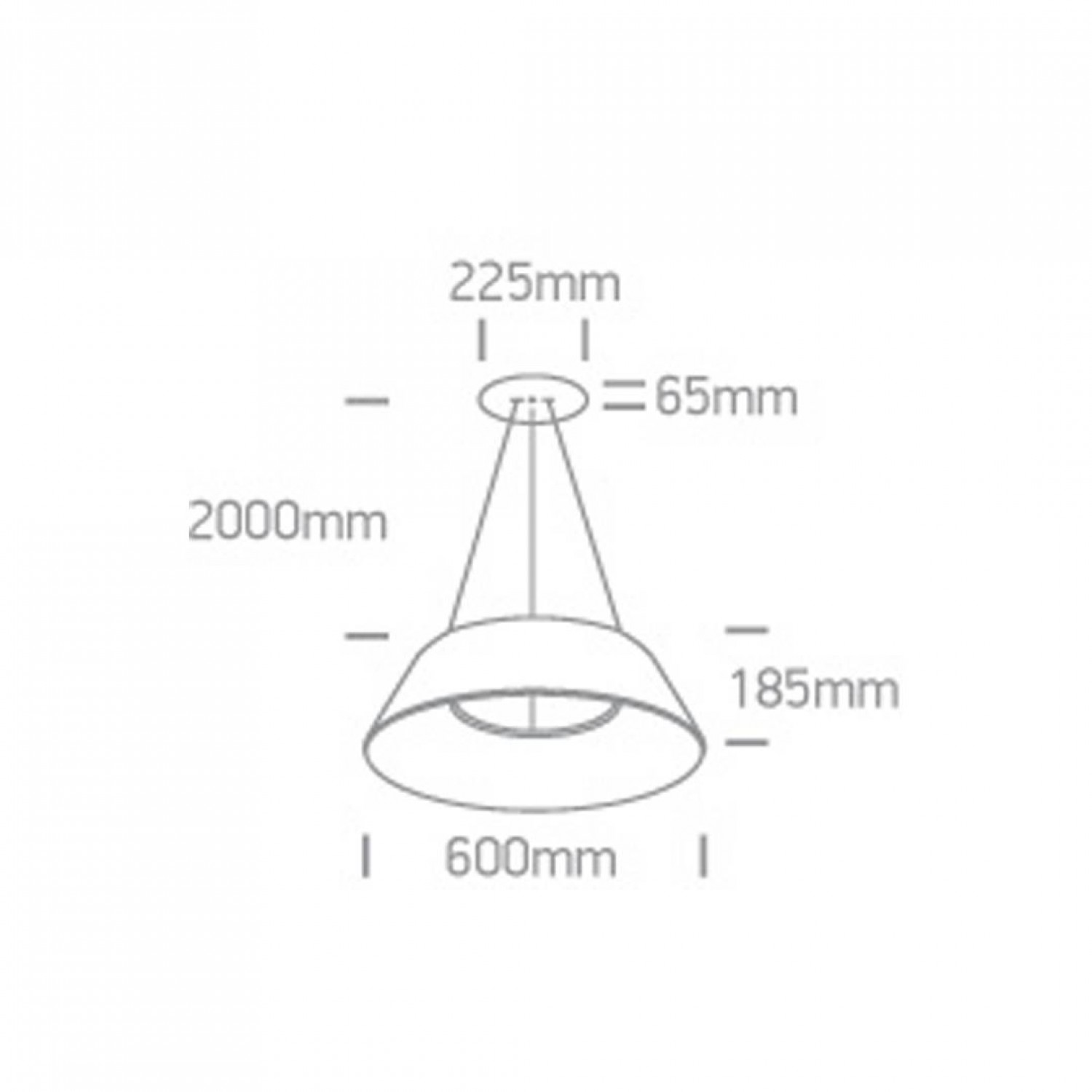 Підвісний світильник ONE Light Mushroom Pendants 63058/BBR/W