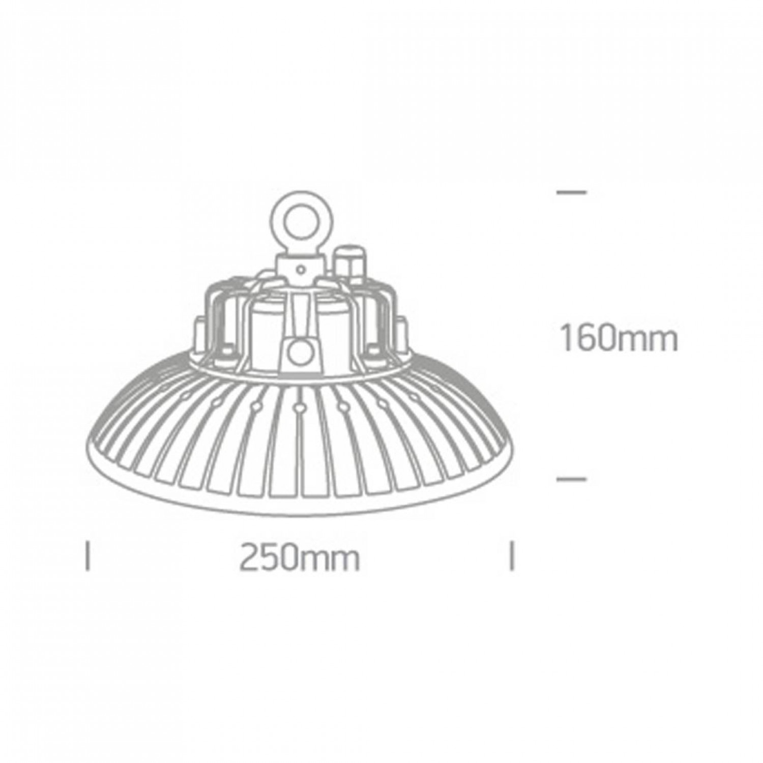 Підвісний світильник ONE Light The Industrial IP65 LED UFO Range 63100N/C