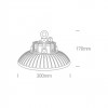 Підвісний світильник ONE Light The Industrial IP65 LED UFO Range 63150N/C alt_image