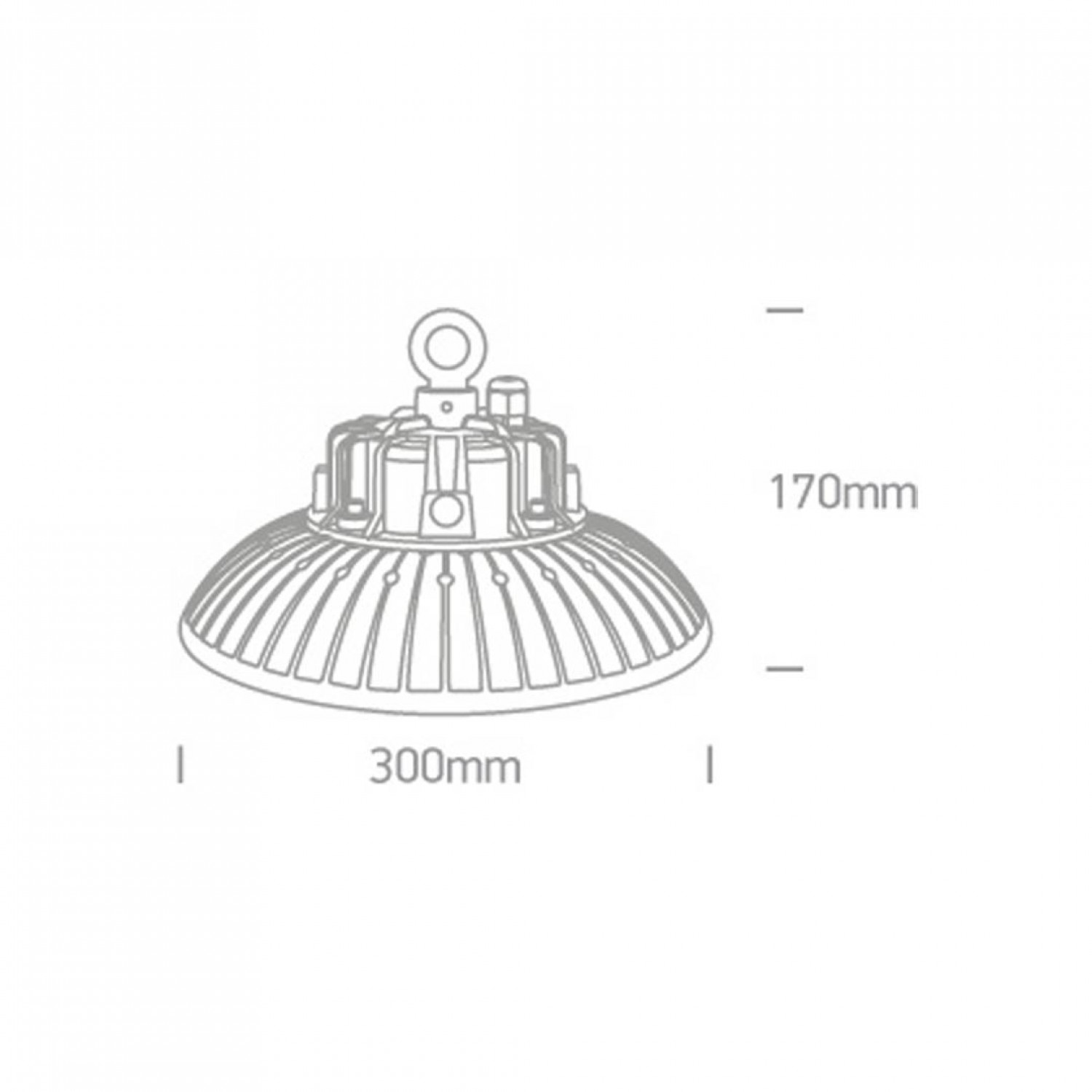 Підвісний світильник ONE Light The Industrial IP65 LED UFO Range 63150N/C