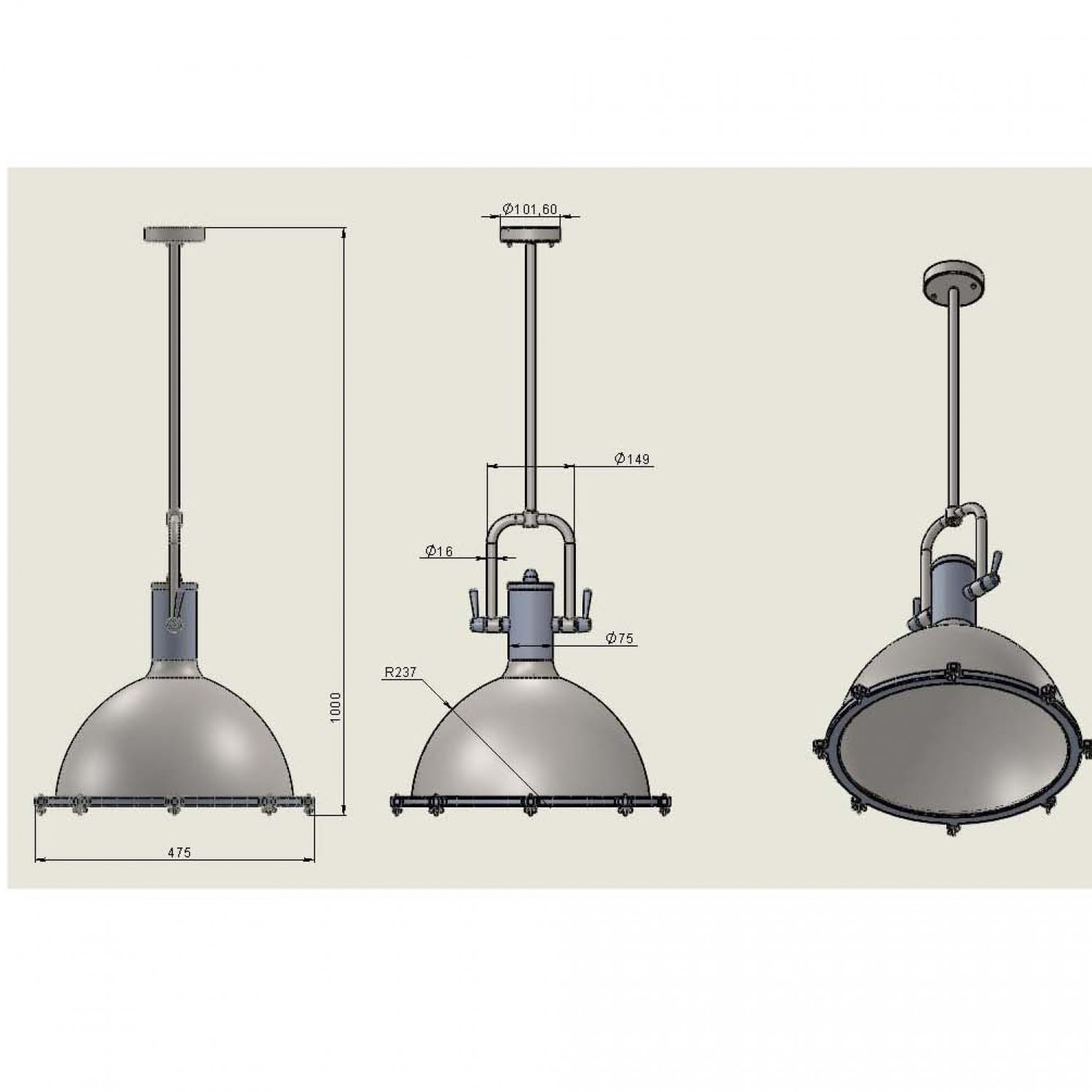 Подвесной светильник Pikart Loft 24270-1