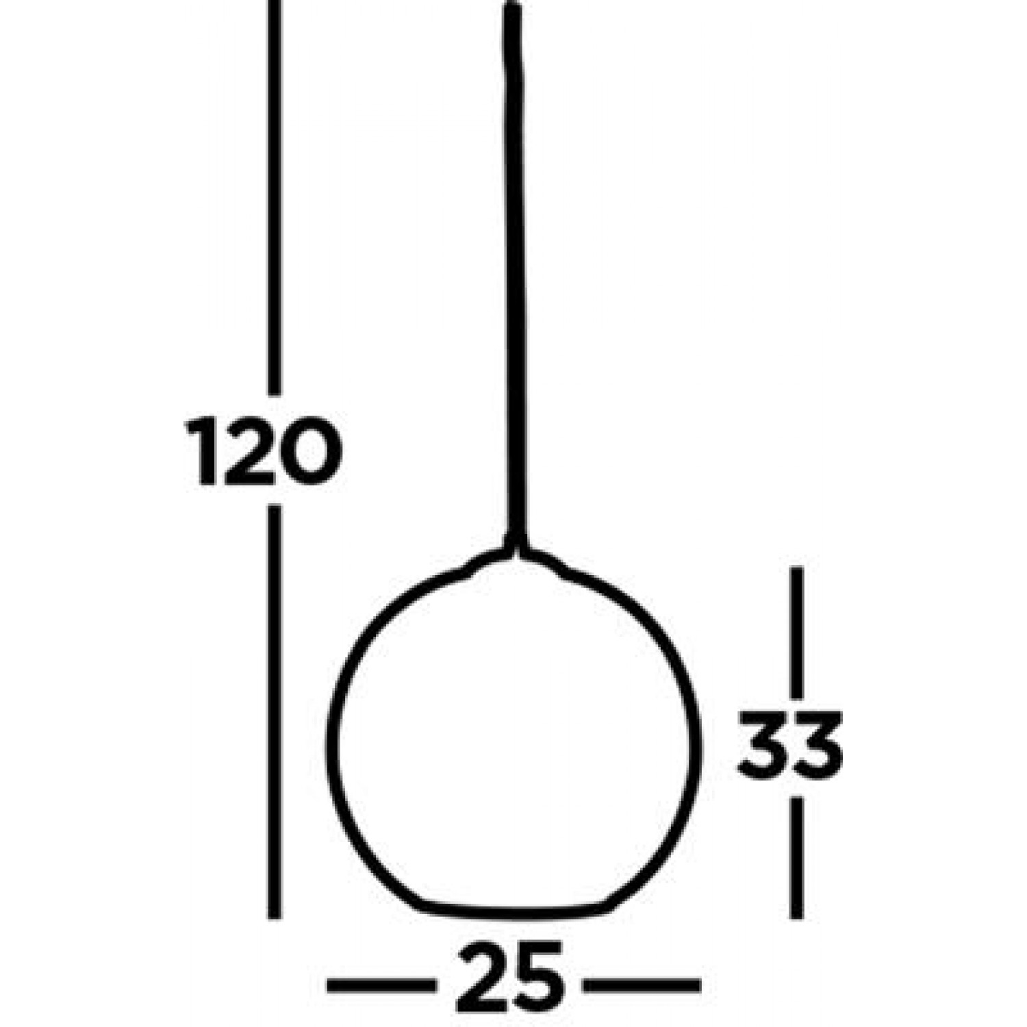 Підвісний світильник SearchLight BALLS 1621CL