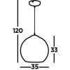 Подвесной светильник SearchLight BALLS  1635CL alt_image