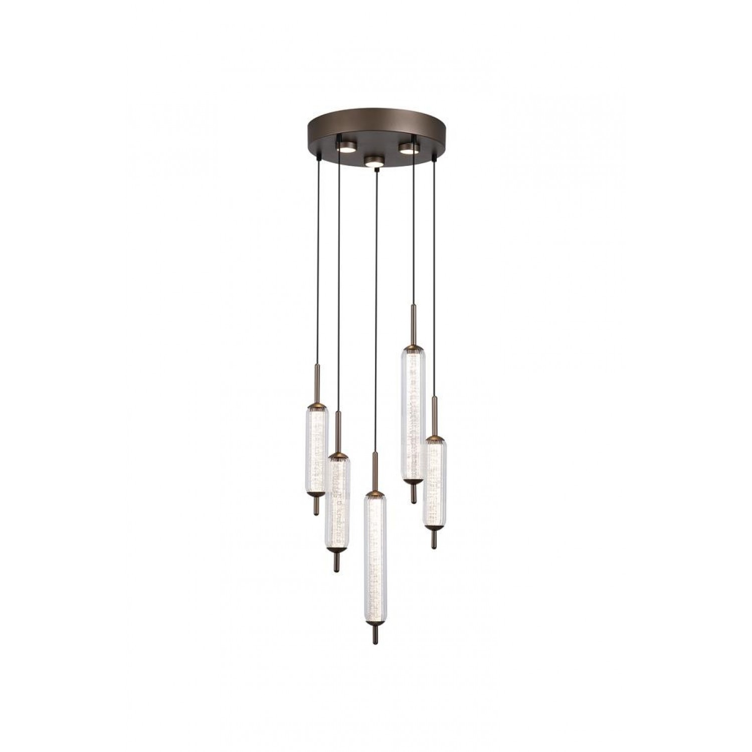 Подвесной светильник SearchLight Cattail 76210-5CL alt_image Подвесной светильник SearchLight Cattail 76210-5CL