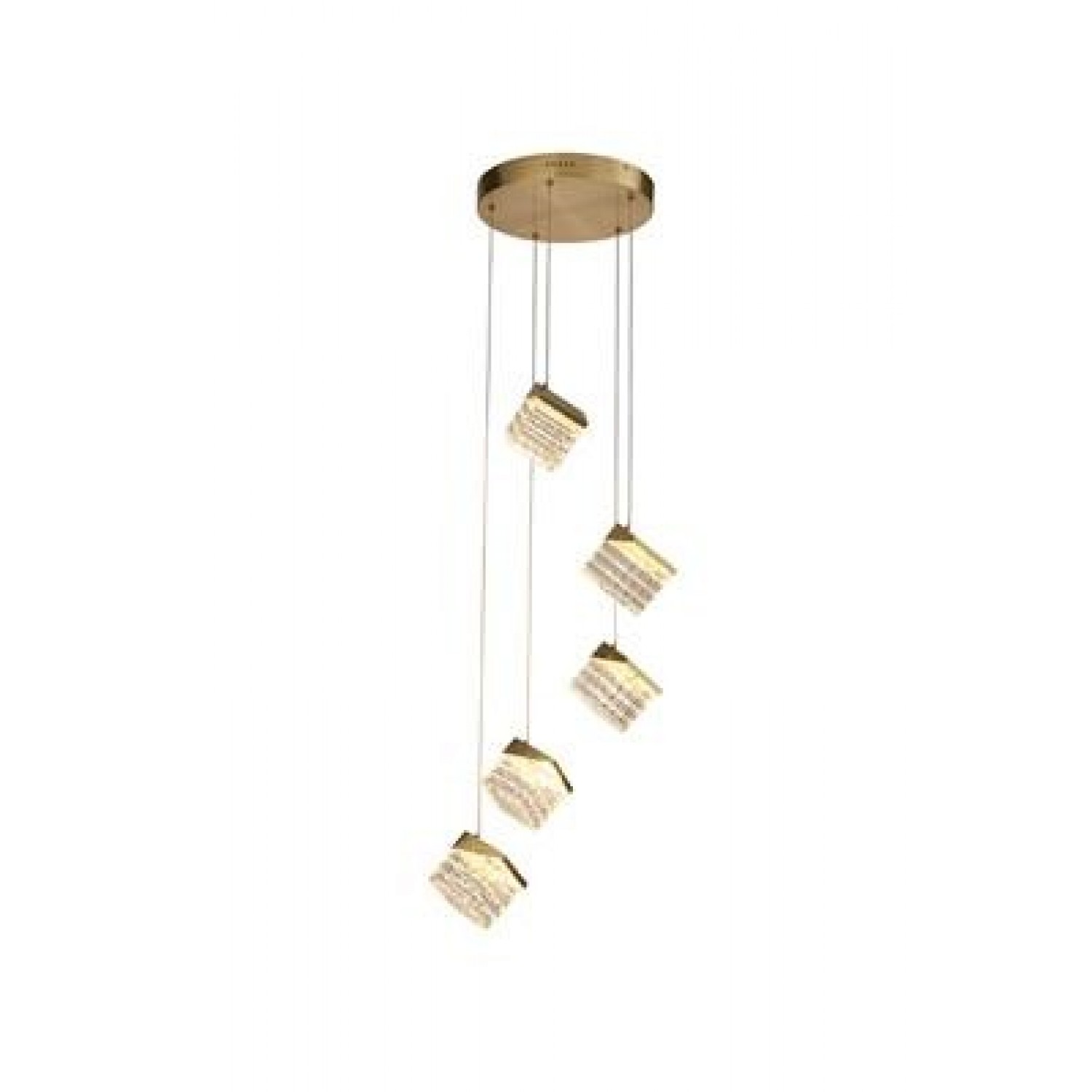Подвесной светильник SearchLight Cuboid 33640-5SB alt_image Подвесной светильник SearchLight Cuboid 33640-5SB