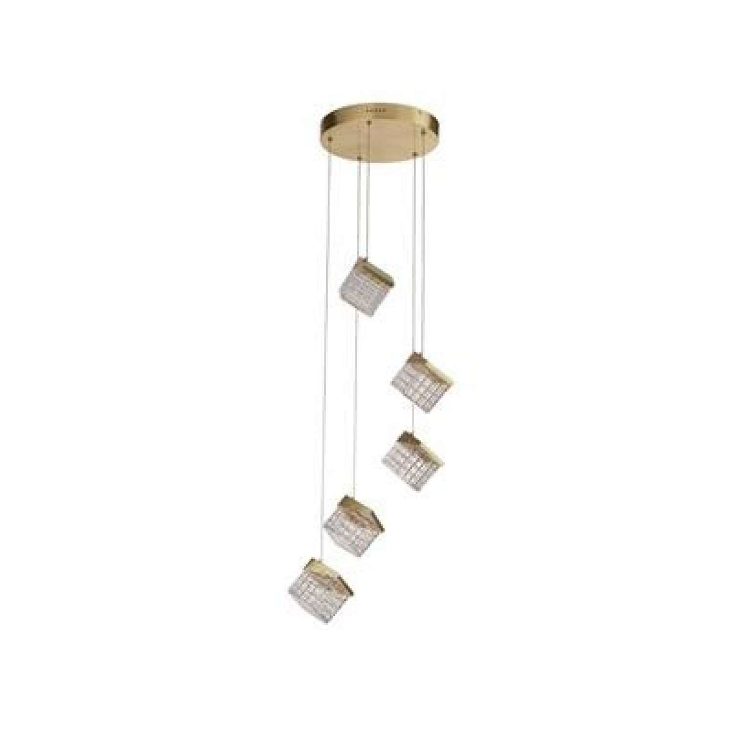 Подвесной светильник SearchLight Cuboid 33640-5SB
