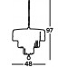 Підвісний світильник SearchLight EMPIRE 1375-5CC
