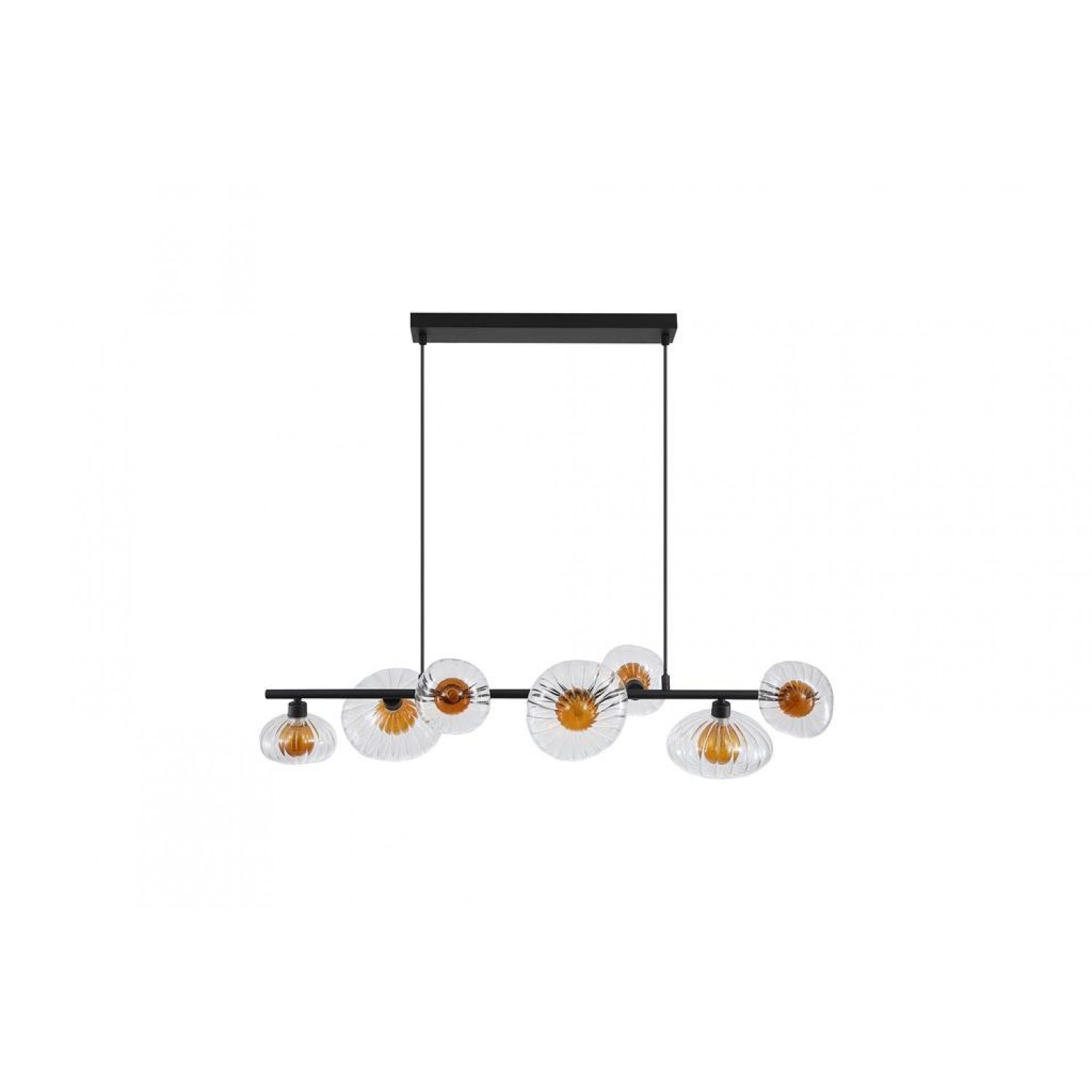 Подвесной светильник SearchLight Sunbeam 24123-7BK alt_image Подвесной светильник SearchLight Sunbeam 24123-7BK