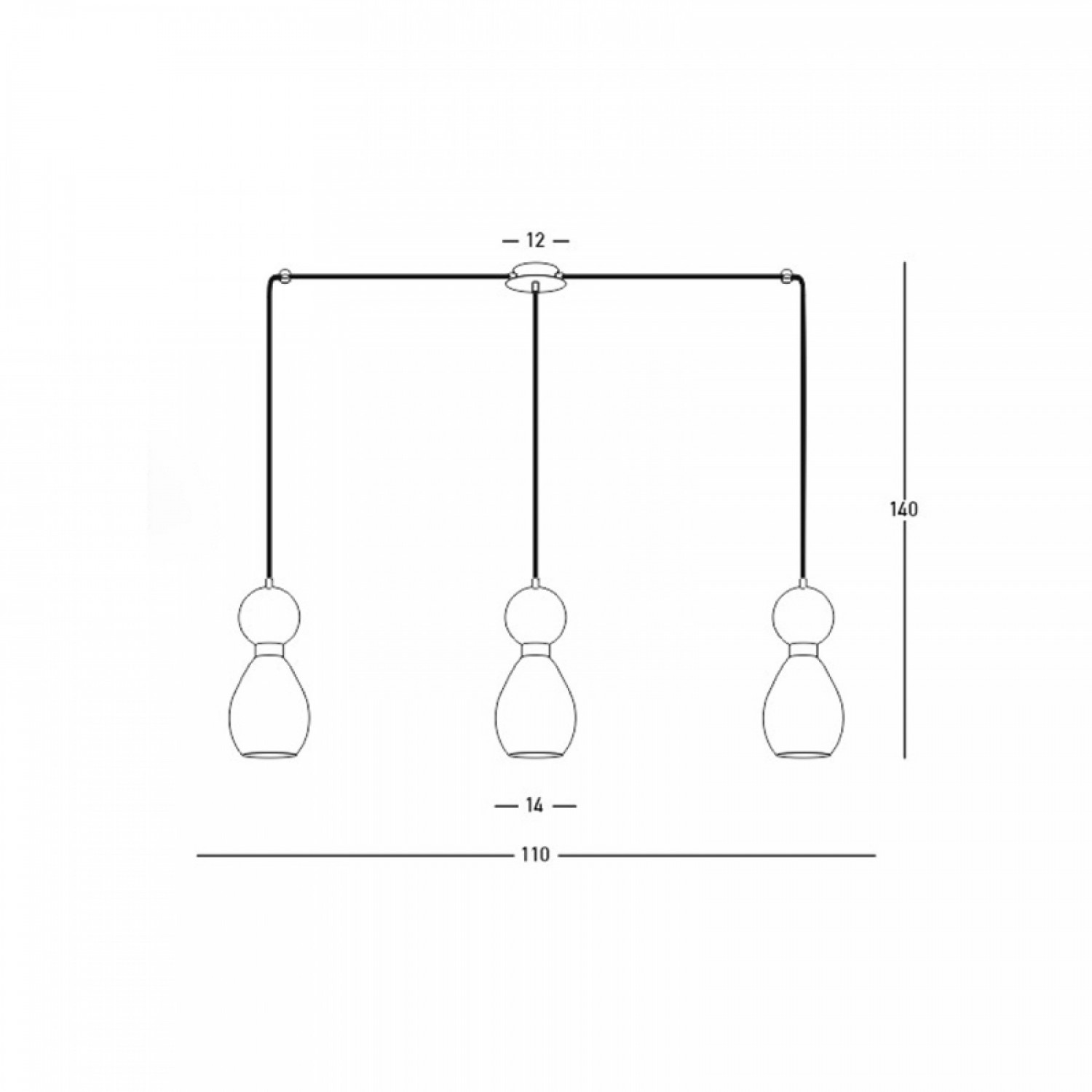Подвесной светильник ZAMBELIS Lights 23244