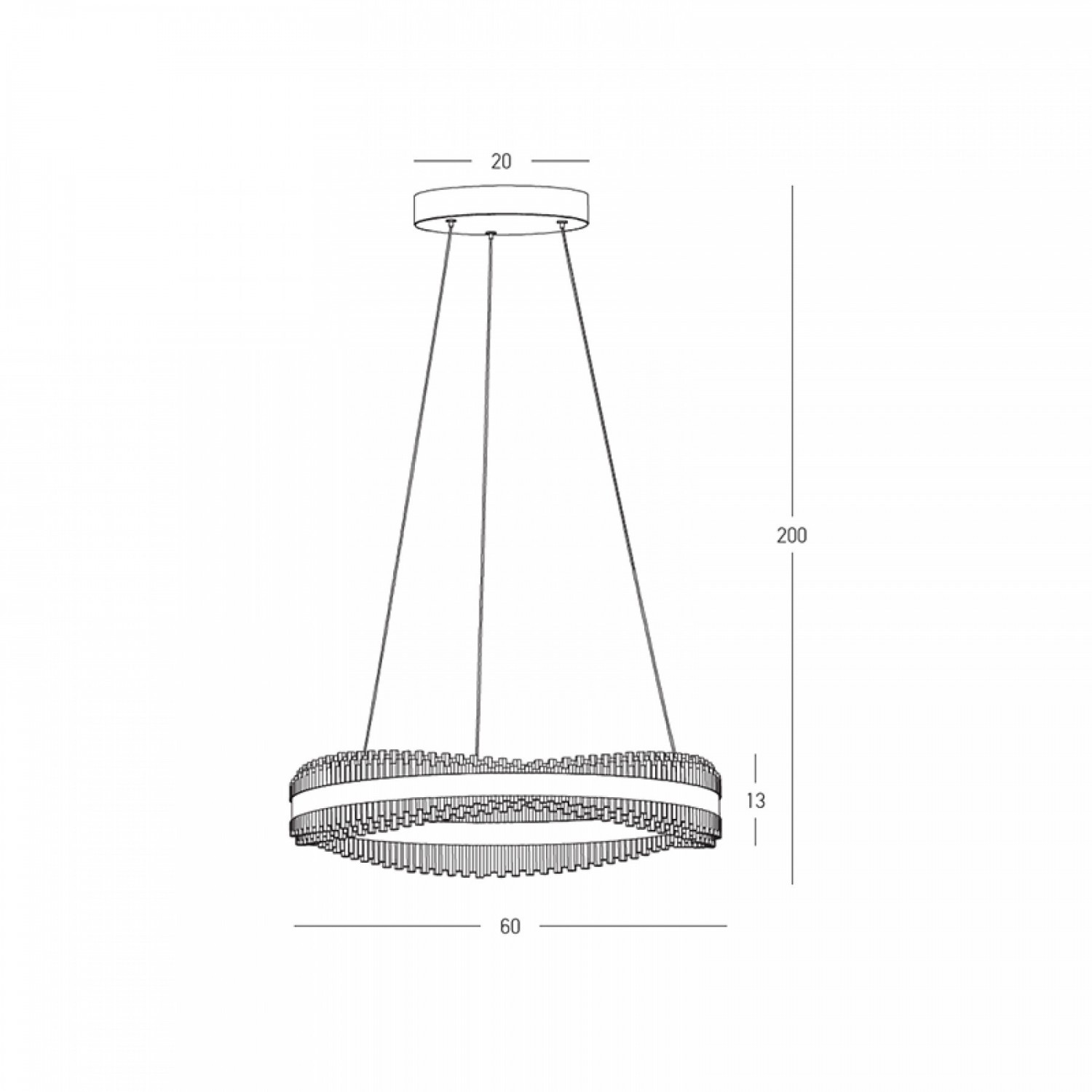 Подвесной светильник ZAMBELIS Lights 25412