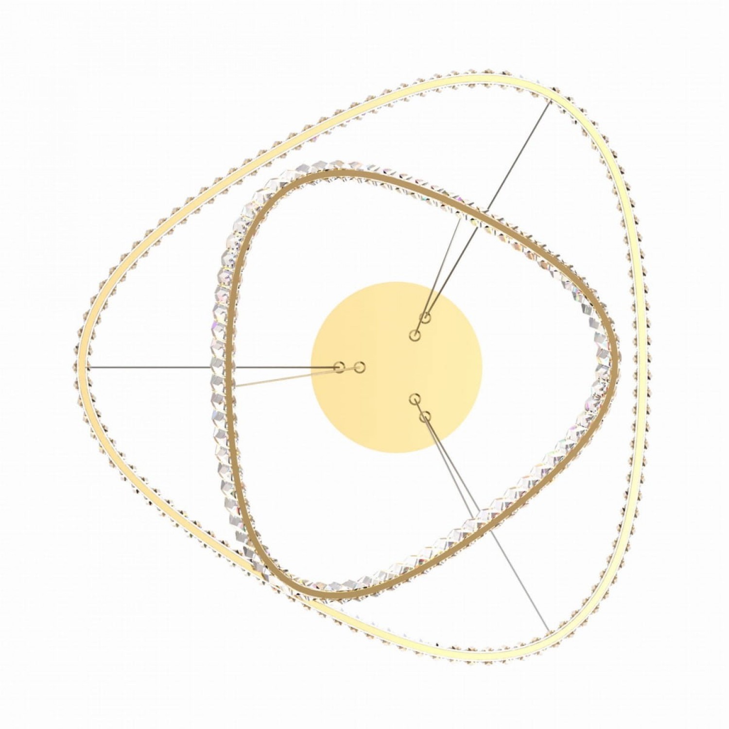 Подвесной светильник Zuma Line ATHESA MD3169-2-3GT