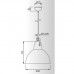 Подвесной светильник Zuma Line Cande TS-110611P-BK