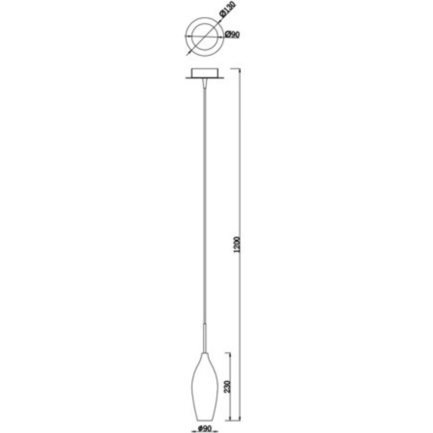 Подвесной светильник Zuma Line Champagne MD2101-1W
